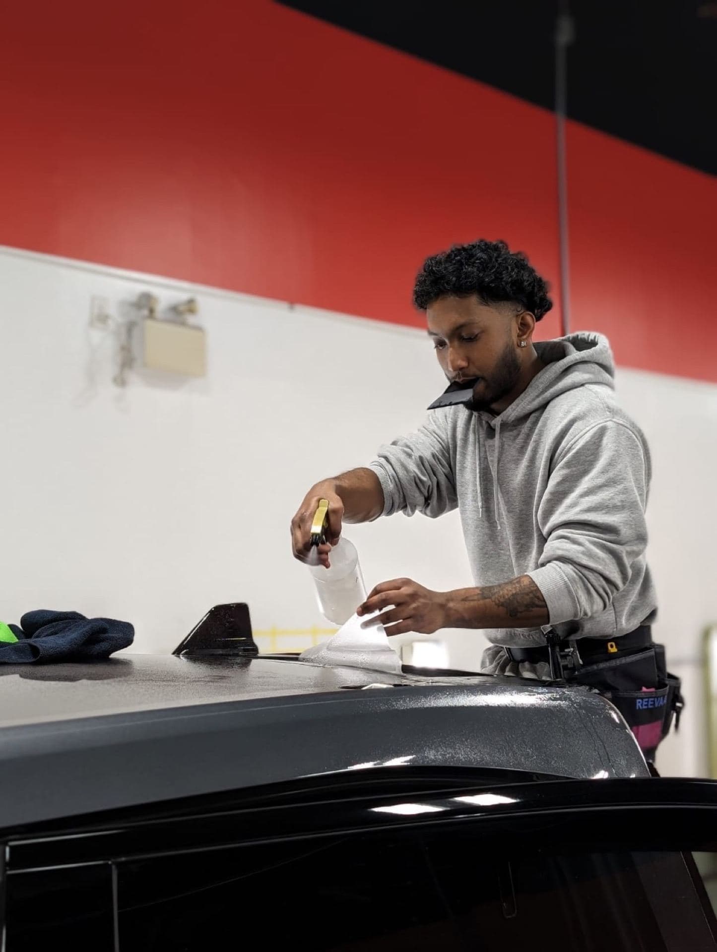 Aidan, owner and lead technician at ACR Detailing