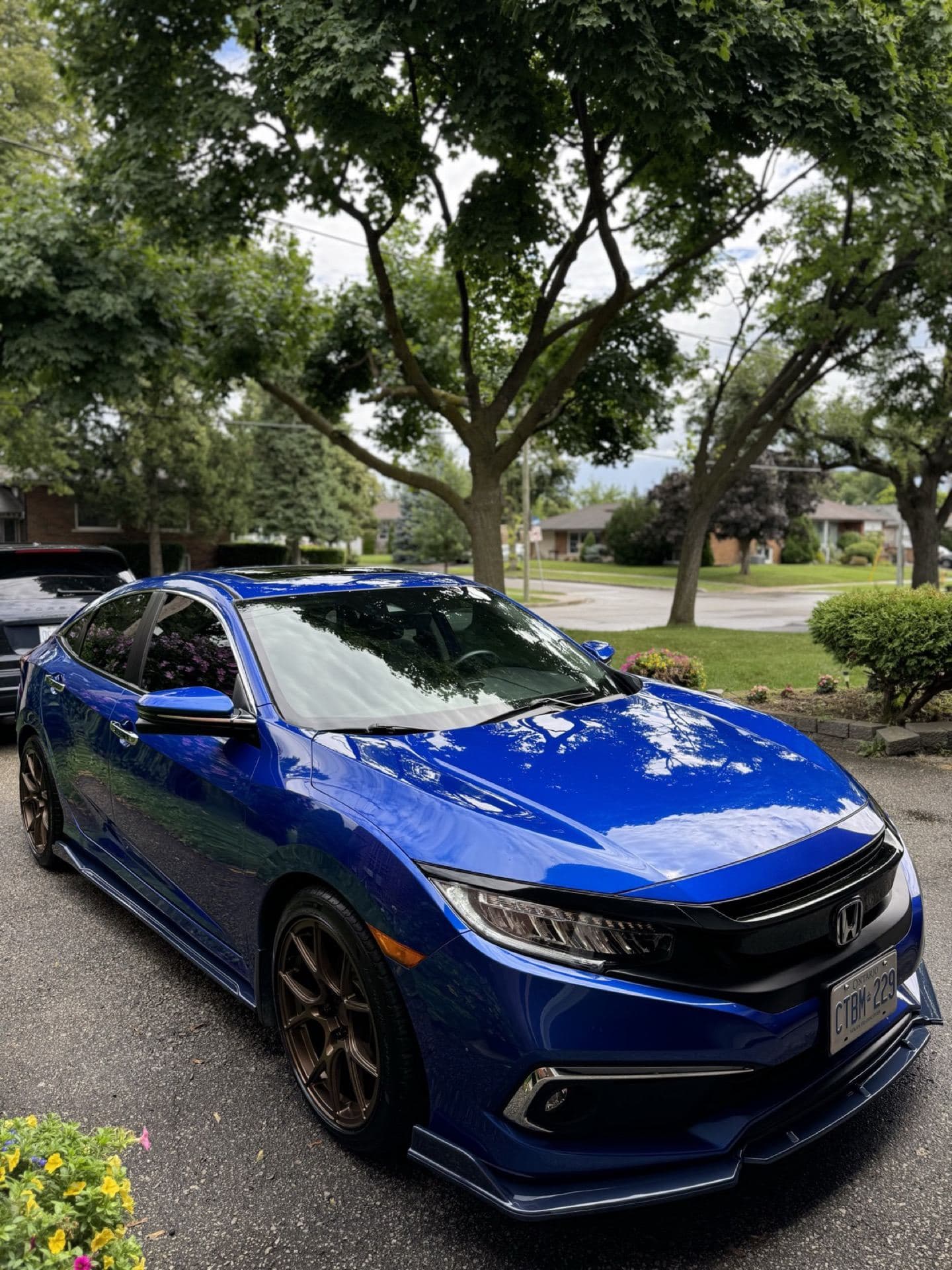 Ceramic coating application on vehicle at ACR Detailing