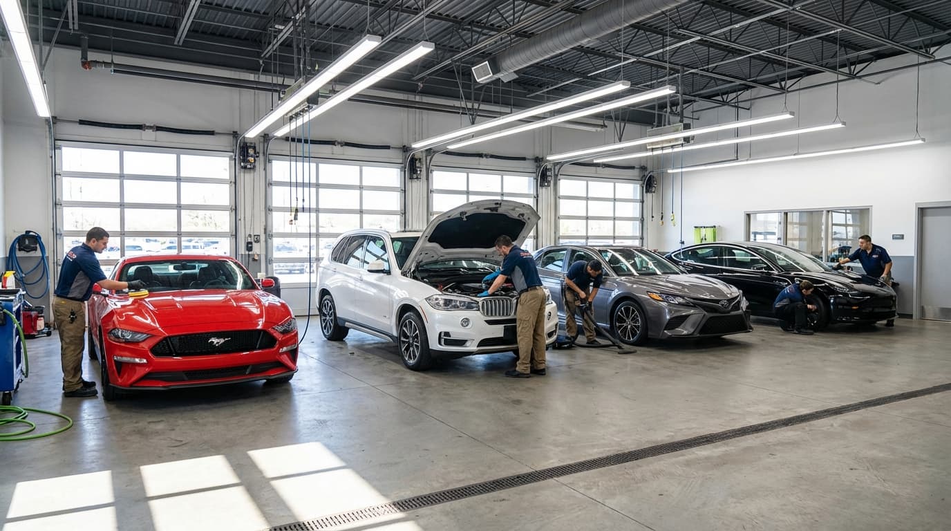 Professional dealership services service at ACR Detailing