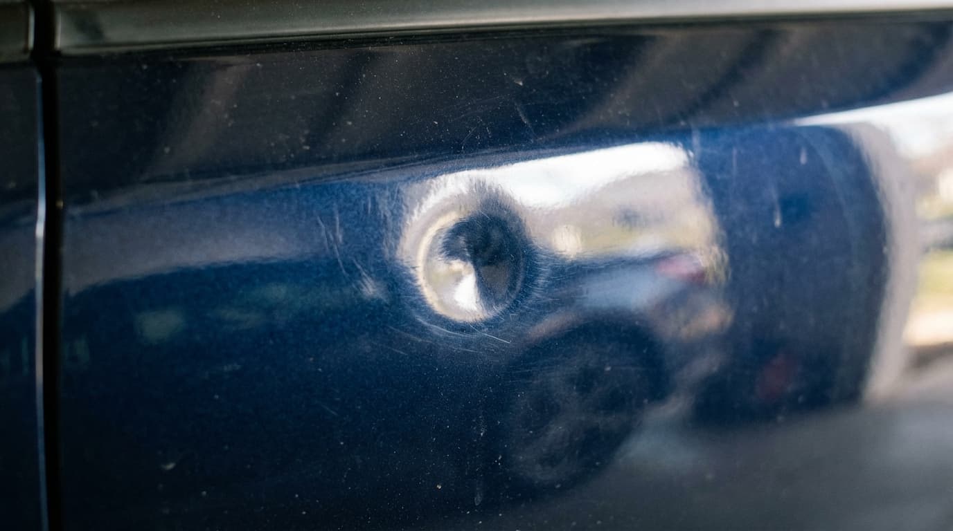 Professional paintless dent repair service at ACR Detailing